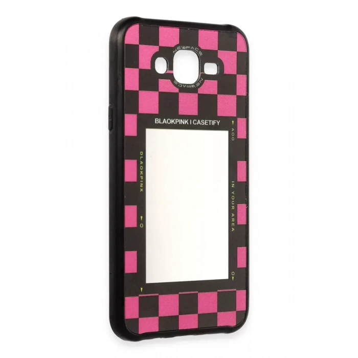 Samsung Galaxy J7 Kılıf Mirror Desenli Kapak - Mirror - 8