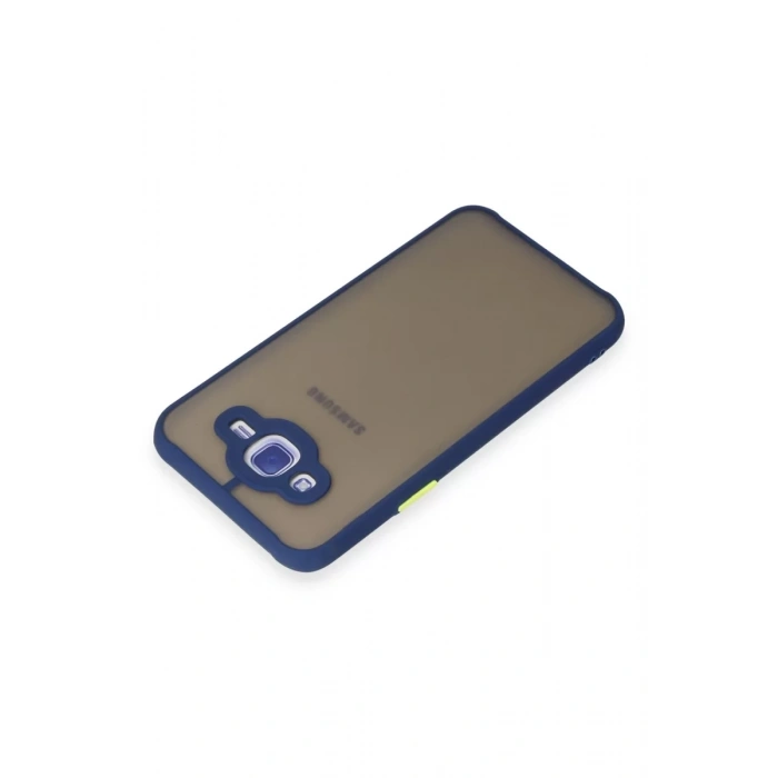 Samsung Galaxy J7 Kılıf Montreal Silikon Kapak - Lacivert