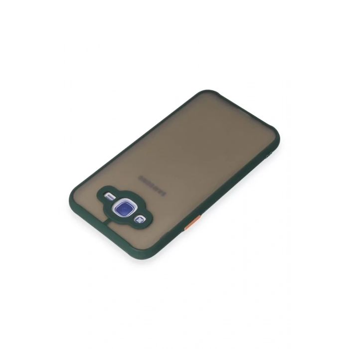 Samsung Galaxy J7 Kılıf Montreal Silikon Kapak - Yeşil