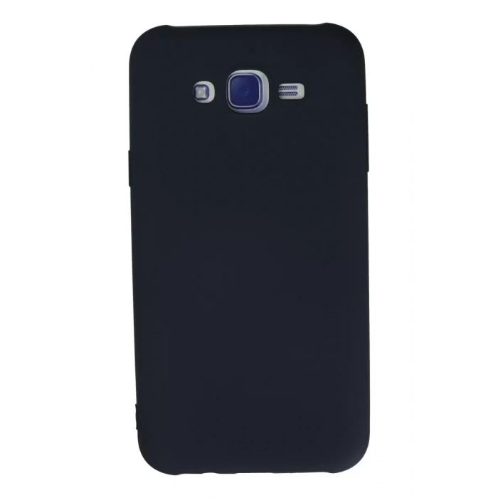 Samsung Galaxy J7 Kılıf Nano içi Kadife Silikon - Lacivert