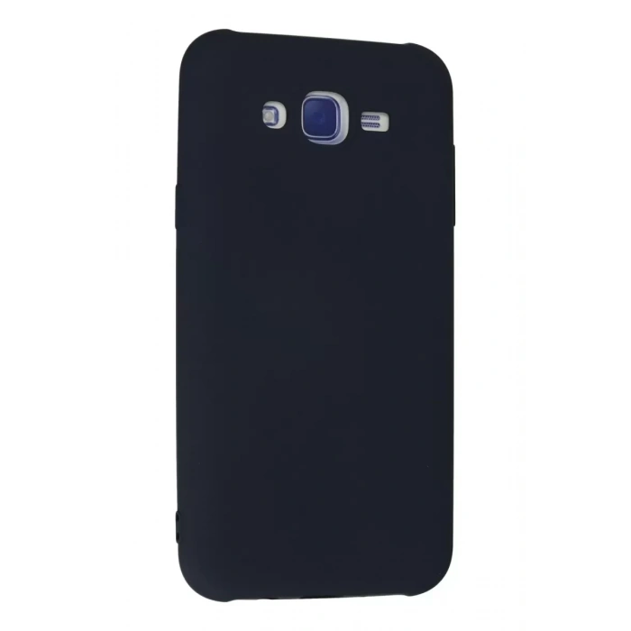 Samsung Galaxy J7 Kılıf Nano içi Kadife Silikon - Lacivert