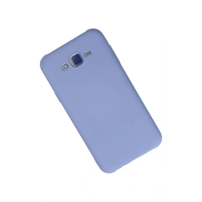 Samsung Galaxy J7 Kılıf Nano içi Kadife Silikon - Lila