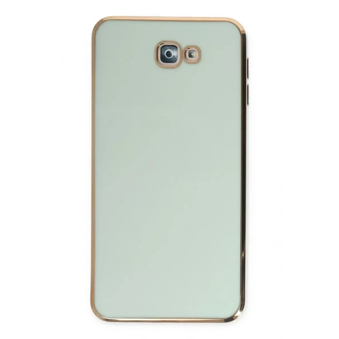 Samsung Galaxy J7 Prime Kılıf Volet Silikon - Açık Yeşil