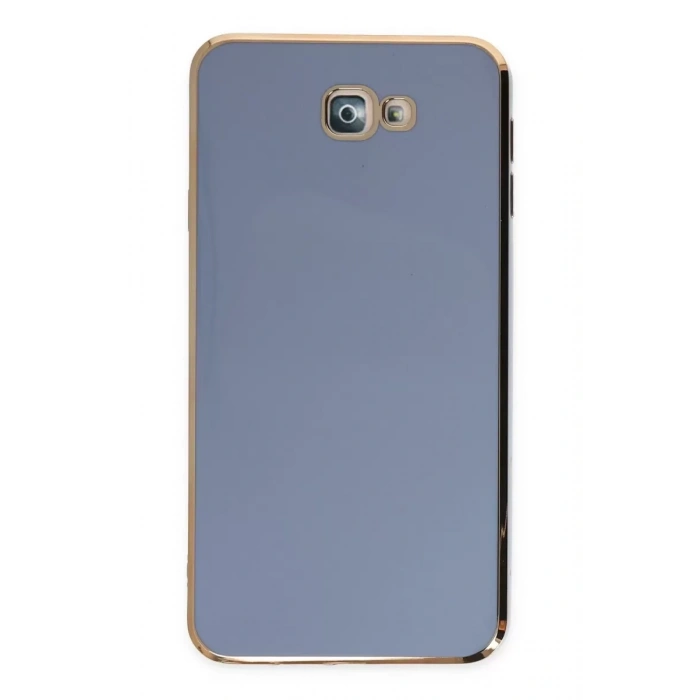 Samsung Galaxy J7 Prime Kılıf Volet Silikon - Mavi