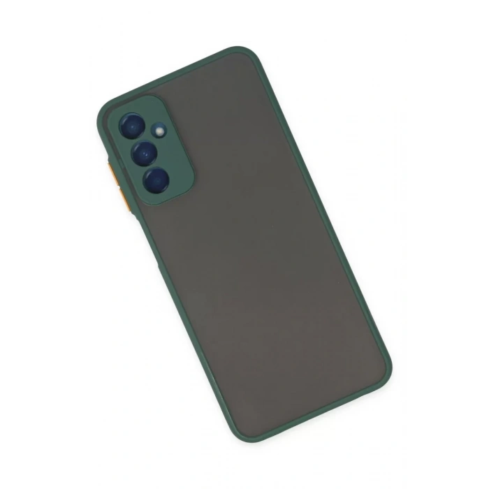 Samsung Galaxy M13 Kılıf Montreal Silikon Kapak - Yeşil
