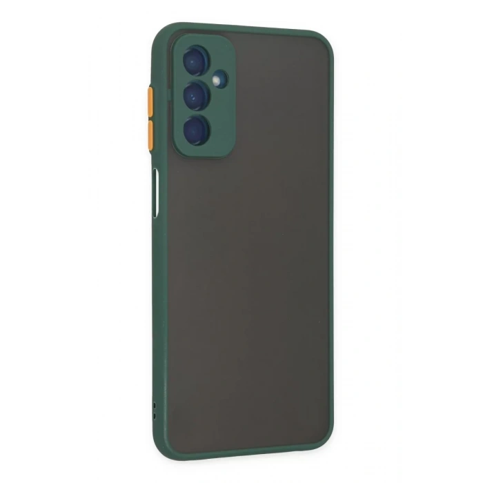 Samsung Galaxy M13 Kılıf Montreal Silikon Kapak - Yeşil