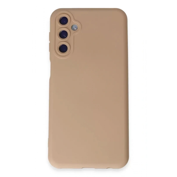 Samsung Galaxy M14 5G Kılıf Nano içi Kadife Silikon - Pudra