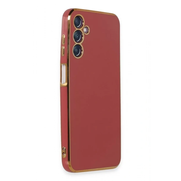 Samsung Galaxy M14 5G Kılıf Volet Silikon - Kırmızı