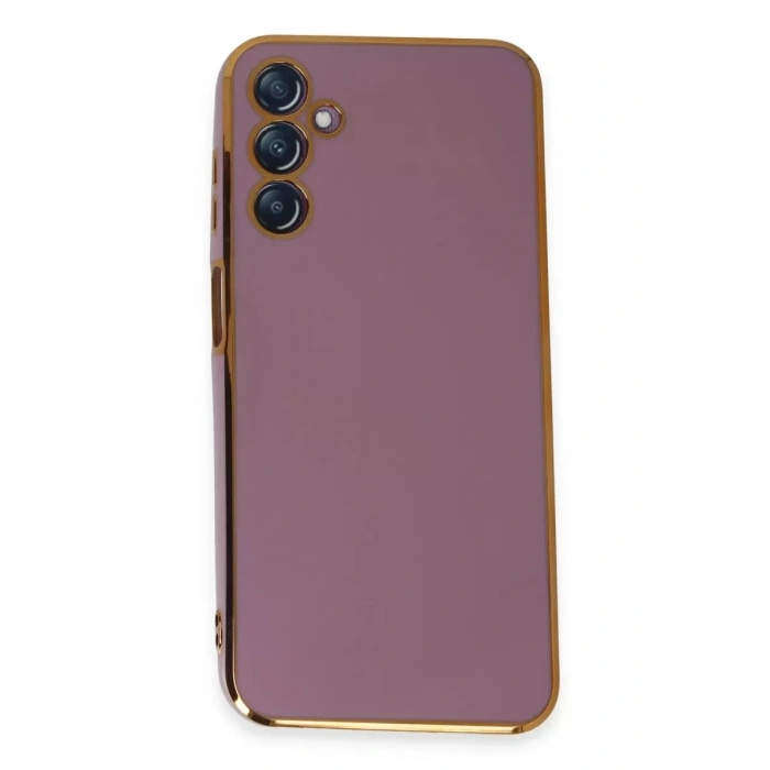Samsung Galaxy M14 5G Kılıf Volet Silikon - Mor