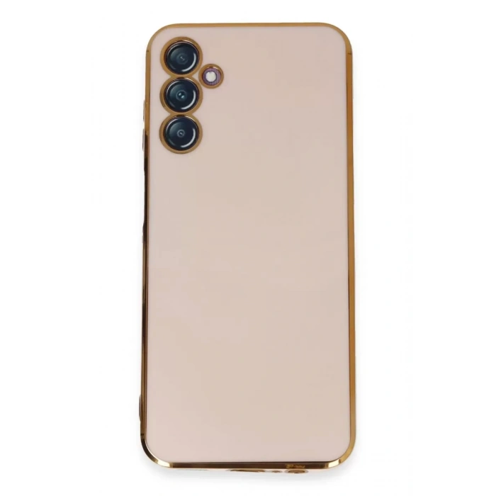 Samsung Galaxy M14 5G Kılıf Volet Silikon - Pembe