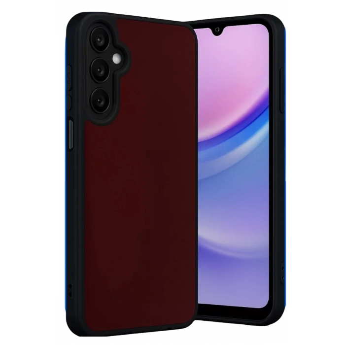 Samsung Galaxy M15 Kılıf Aras Deri Kapak - Bordo