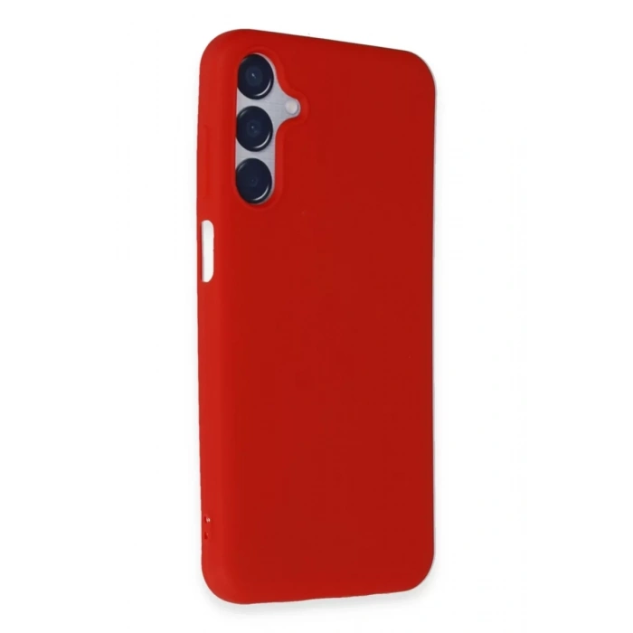 Samsung Galaxy M15 Kılıf First Silikon - Kırmızı