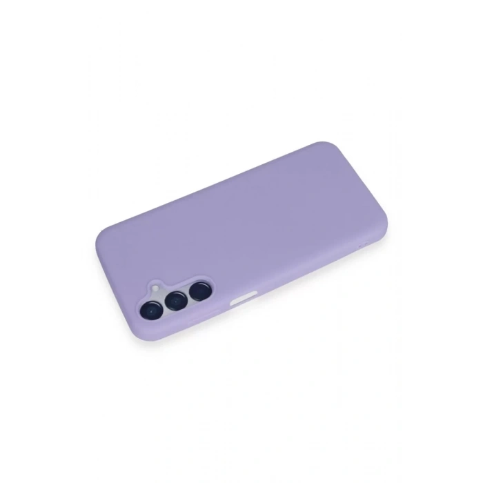 Samsung Galaxy M15 Kılıf First Silikon - Lila