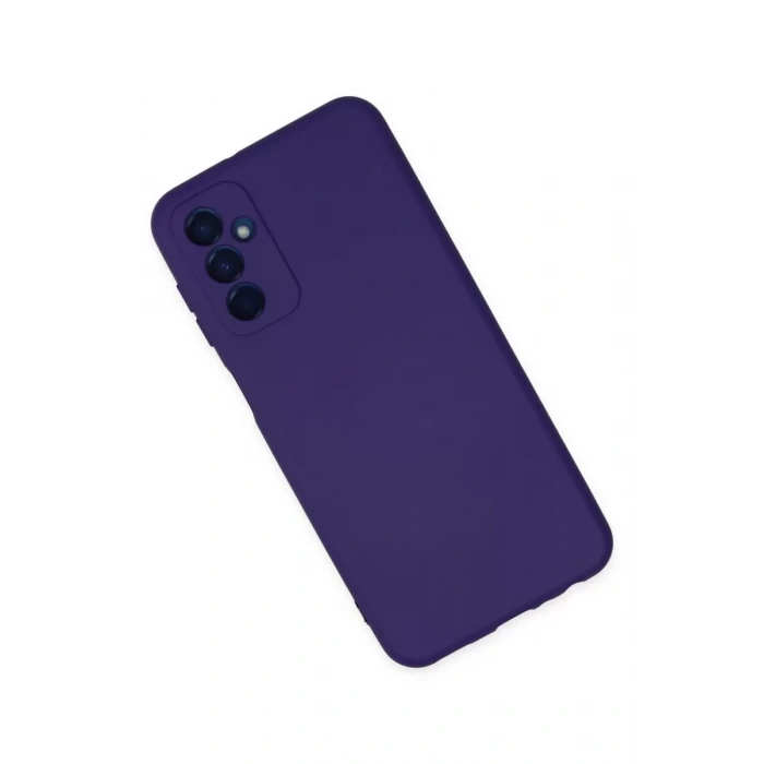 Samsung Galaxy M23 Kılıf Nano içi Kadife Silikon - Mor