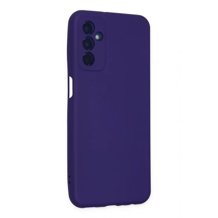 Samsung Galaxy M23 Kılıf Nano içi Kadife Silikon - Mor