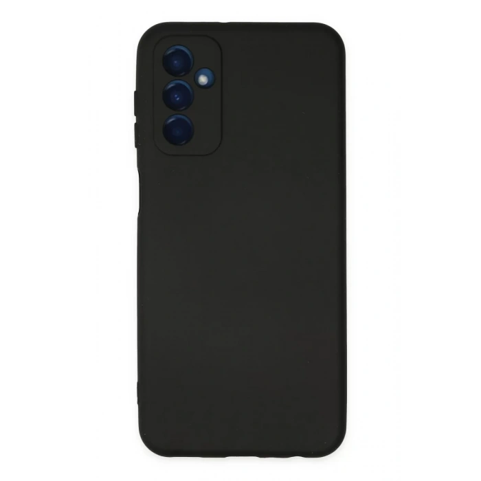 Samsung Galaxy M23 Kılıf Nano içi Kadife Silikon - Siyah