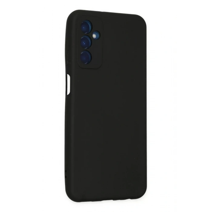 Samsung Galaxy M23 Kılıf Nano içi Kadife Silikon - Siyah