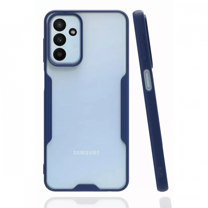 Samsung Galaxy M23 Kılıf Platin Silikon - Lacivert