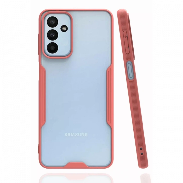 Samsung Galaxy M23 Kılıf Platin Silikon - Pembe