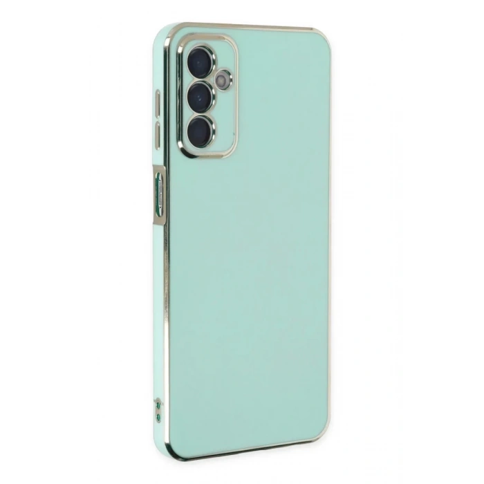 Samsung Galaxy M23 Kılıf Volet Silikon - Açık Yeşil