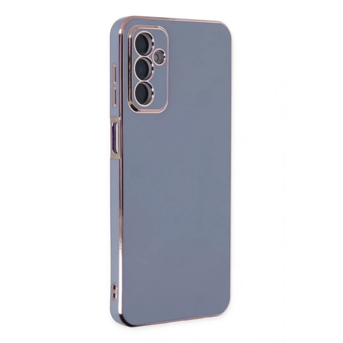 Samsung Galaxy M23 Kılıf Volet Silikon - Mavi