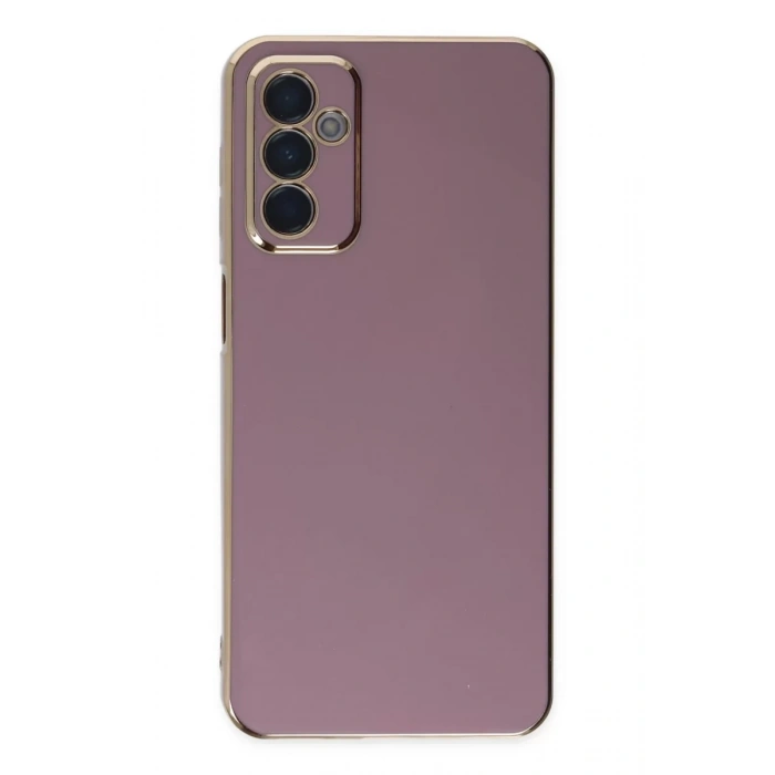 Samsung Galaxy M23 Kılıf Volet Silikon - Mor