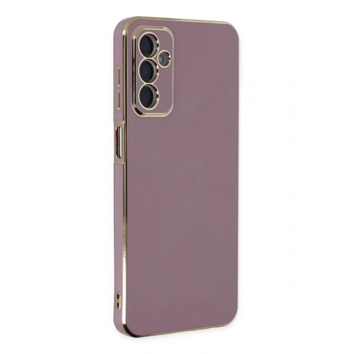 Samsung Galaxy M23 Kılıf Volet Silikon - Mor