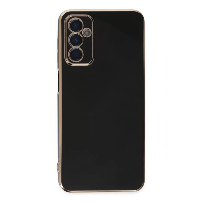 Samsung Galaxy M23 Kılıf Volet Silikon - Siyah