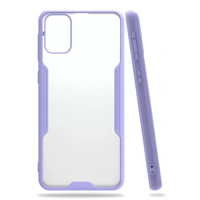 Samsung Galaxy M31 Kılıf Platin Silikon - Lila