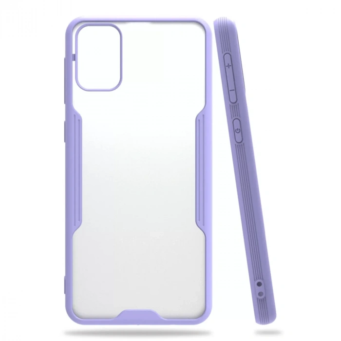 Samsung Galaxy M31 Kılıf Platin Silikon - Lila