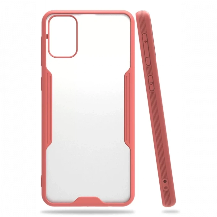 Samsung Galaxy M31 Kılıf Platin Silikon - Pembe