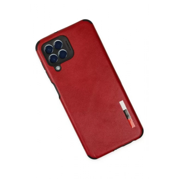 Samsung Galaxy M33 Kılıf Loop Deri Silikon - Kırmızı