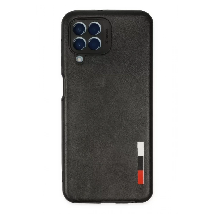 Samsung Galaxy M33 Kılıf Loop Deri Silikon - Siyah