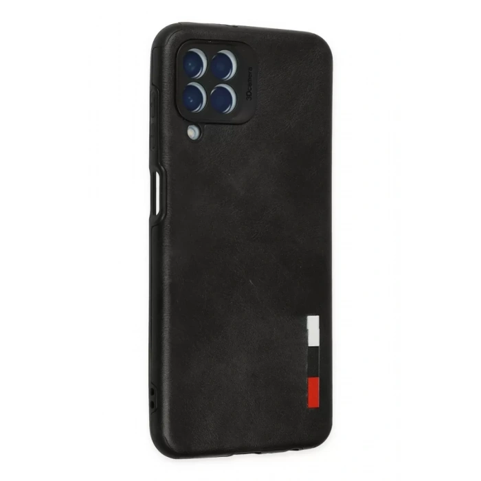 Samsung Galaxy M33 Kılıf Loop Deri Silikon - Siyah