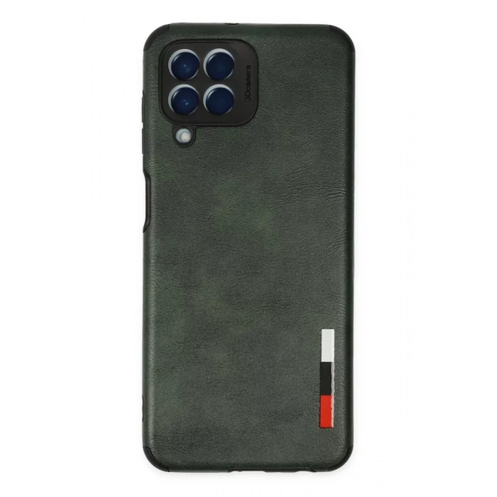 Samsung Galaxy M33 Kılıf Loop Deri Silikon - Yeşil