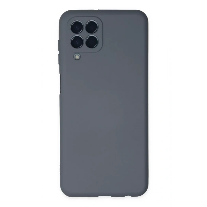 Samsung Galaxy M33 Kılıf Nano içi Kadife Silikon - Gri