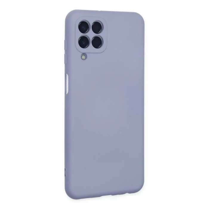Samsung Galaxy M33 Kılıf Nano içi Kadife Silikon - Lila