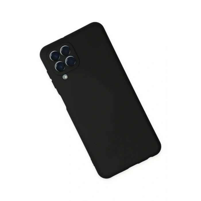 Samsung Galaxy M33 Kılıf Nano içi Kadife Silikon - Siyah