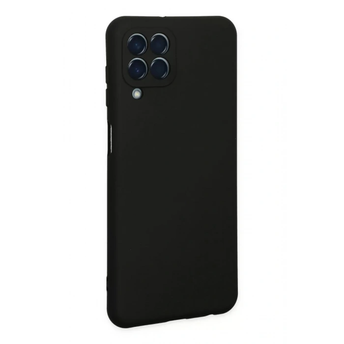 Samsung Galaxy M33 Kılıf Nano içi Kadife Silikon - Siyah