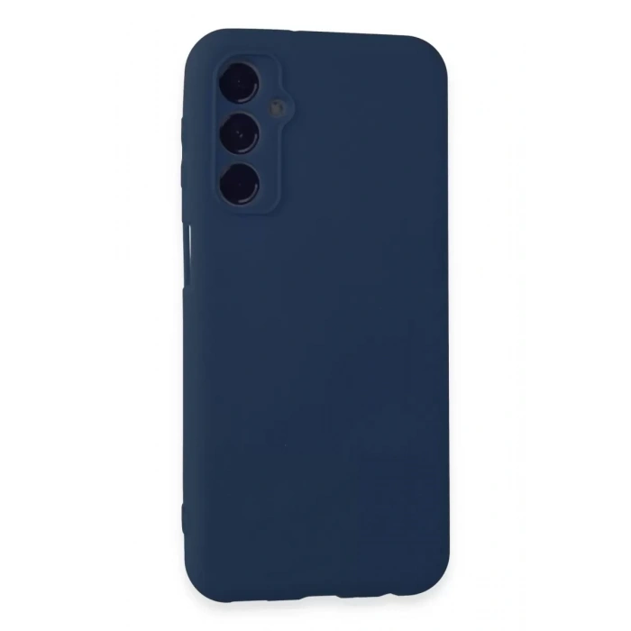 Samsung Galaxy M34 5G Kılıf First Silikon - Lacivert