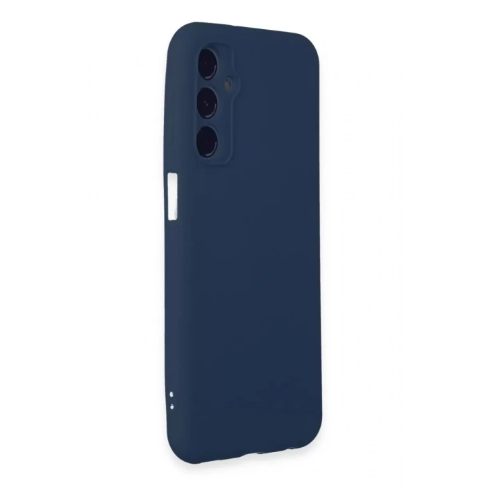 Samsung Galaxy M34 5G Kılıf First Silikon - Lacivert