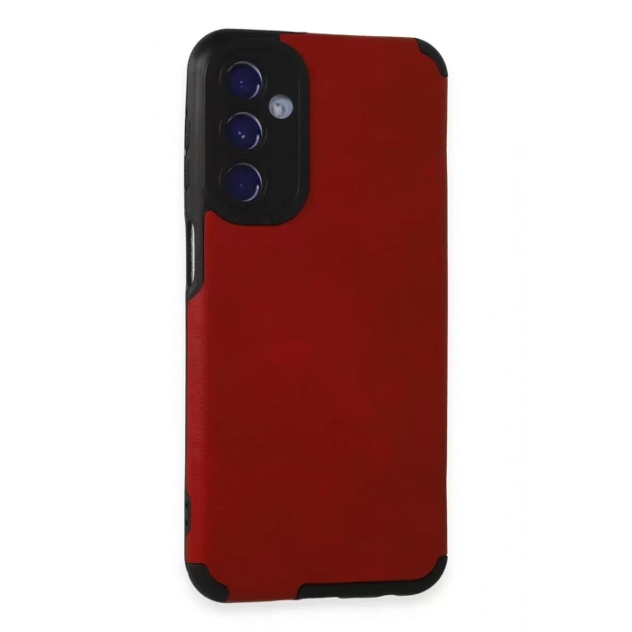 Samsung Galaxy M34 5G Kılıf Loop Deri Silikon - Kırmızı