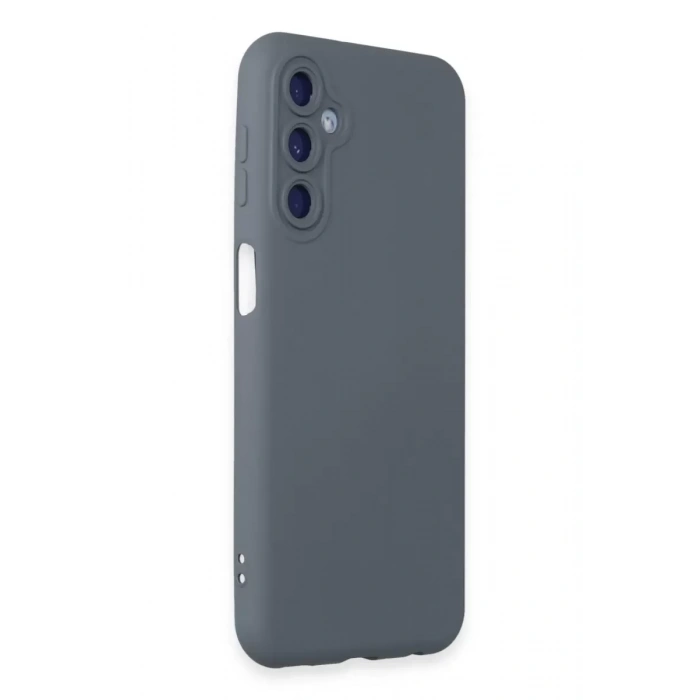 Samsung Galaxy M34 5G Kılıf Nano içi Kadife Silikon - Gri