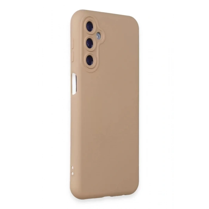 Samsung Galaxy M34 5G Kılıf Nano içi Kadife Silikon - Pudra