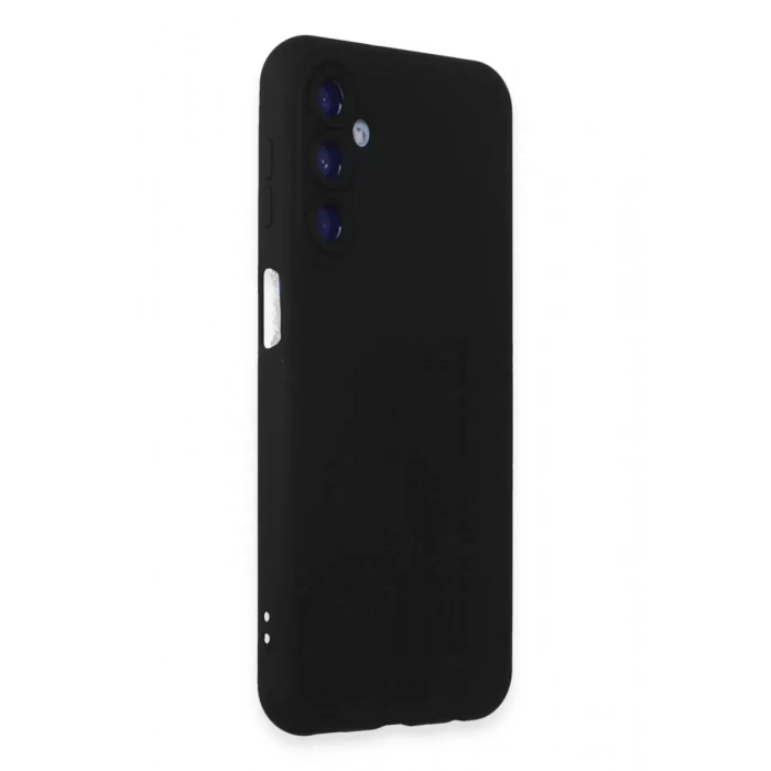 Samsung Galaxy M34 5G Kılıf Nano içi Kadife Silikon - Siyah
