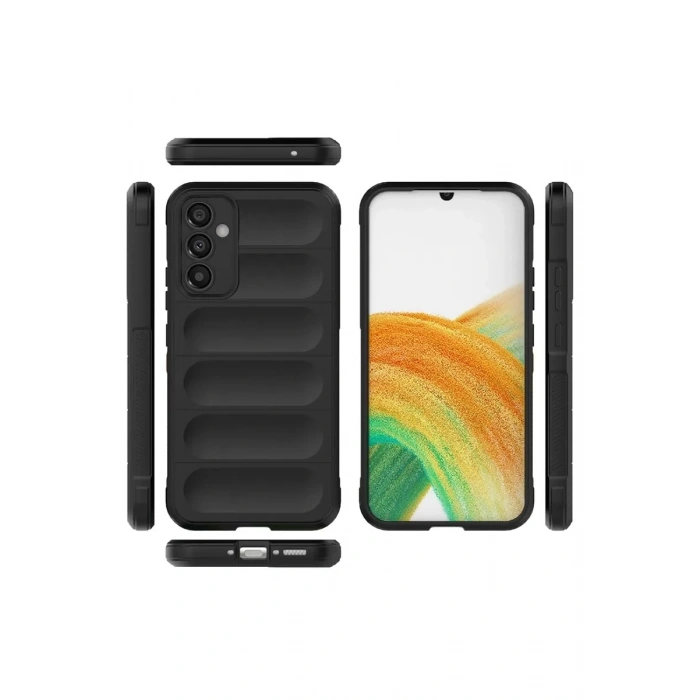 Samsung Galaxy M34 5G Kılıf Optimum Silikon - Siyah