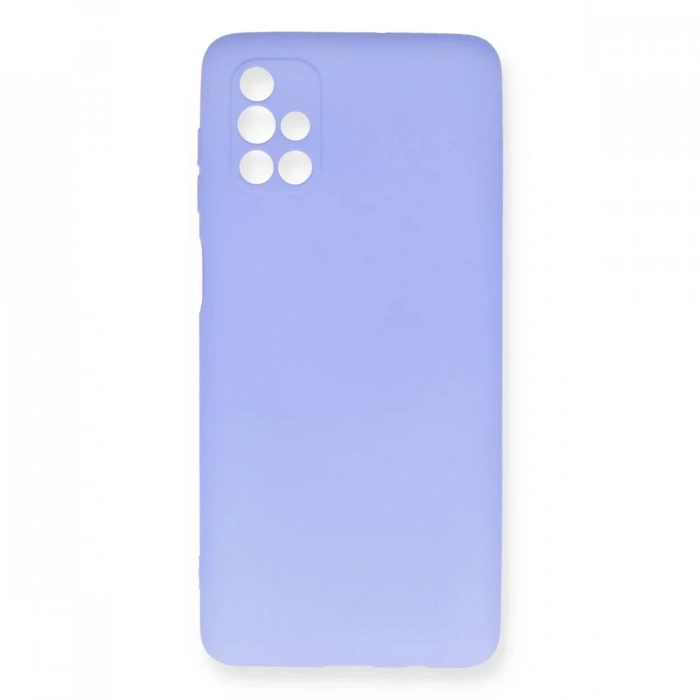 Samsung Galaxy M51 Kılıf First Silikon - Lila