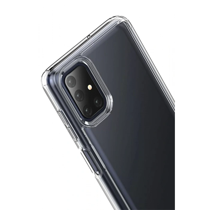 Samsung Galaxy M51 Kılıf Lüx Şeffaf Silikon