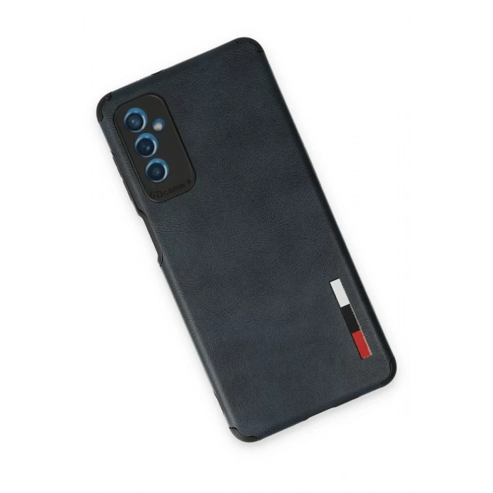 Samsung Galaxy M52 5G Kılıf Loop Deri Silikon - Lacivert