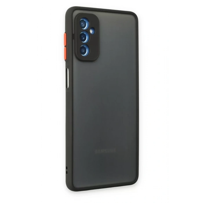 Samsung Galaxy M52 5G Kılıf Montreal Silikon Kapak - Siyah